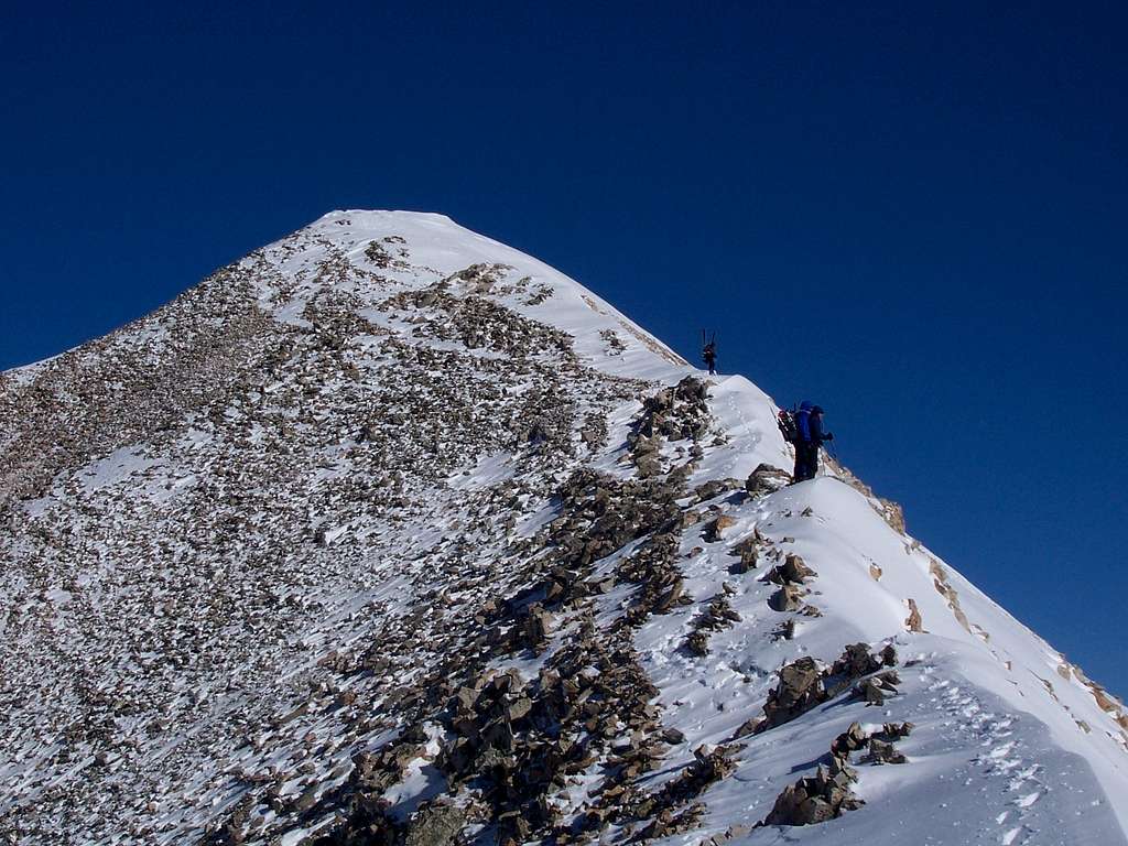 Approaching a false summit