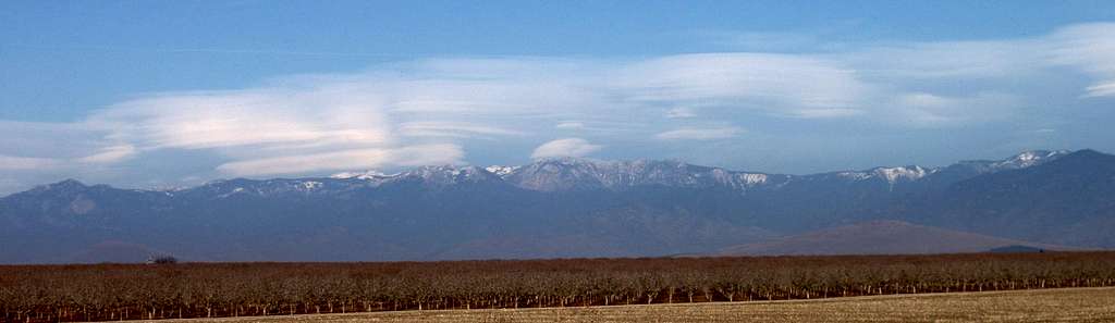 Lenticular Clouds over the Great Western Divide