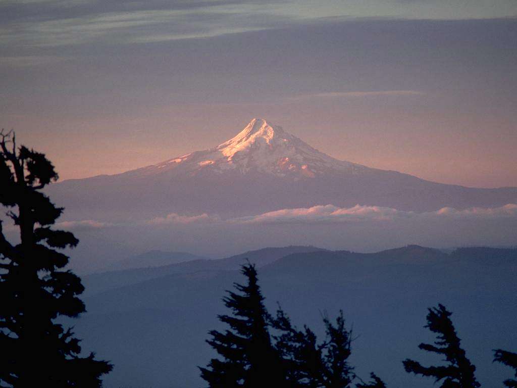 Mt. Hood from the south slope...