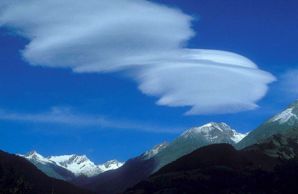 UFO above Virgental valley