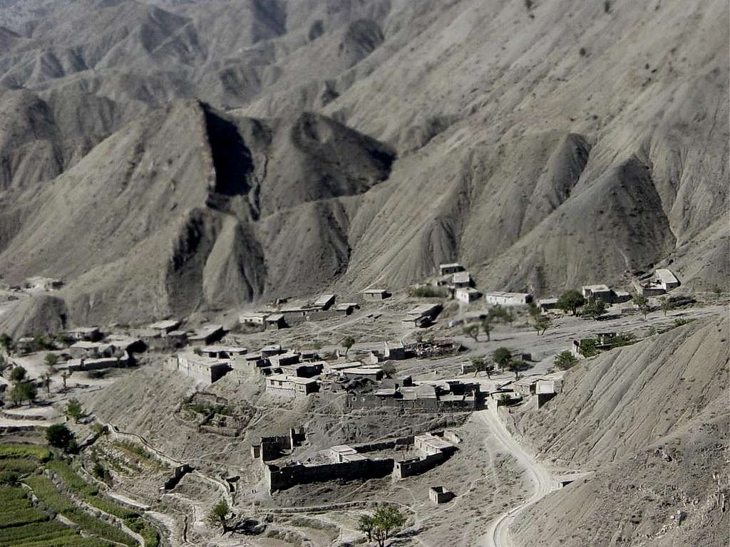 Typical Afghan Village from the Air
