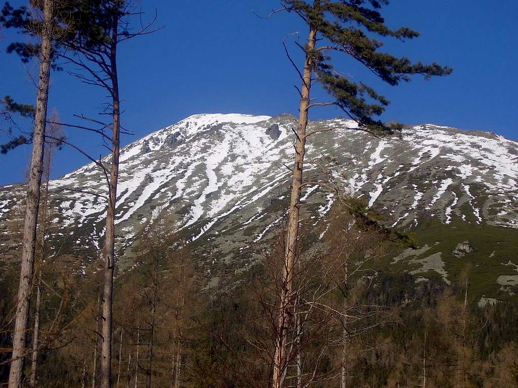 Our today goal, Slavkovsky peak