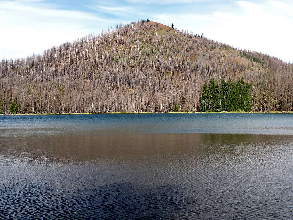 Red Butte from the south end of Mowich Lake