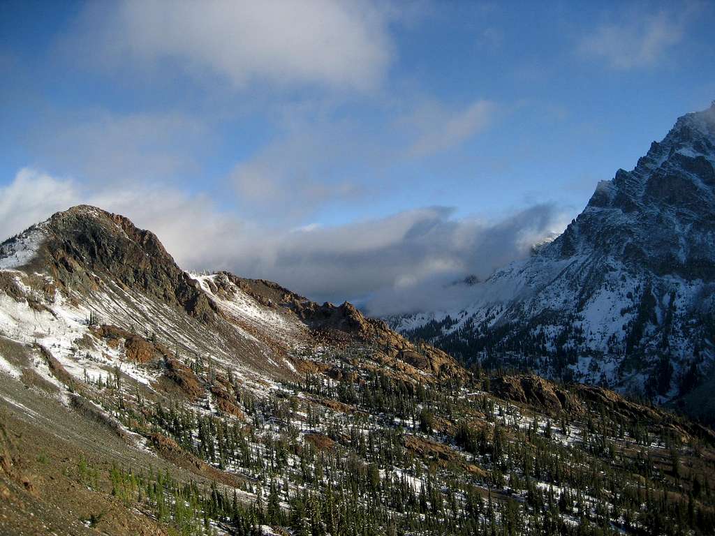 Approach from Longs Pass