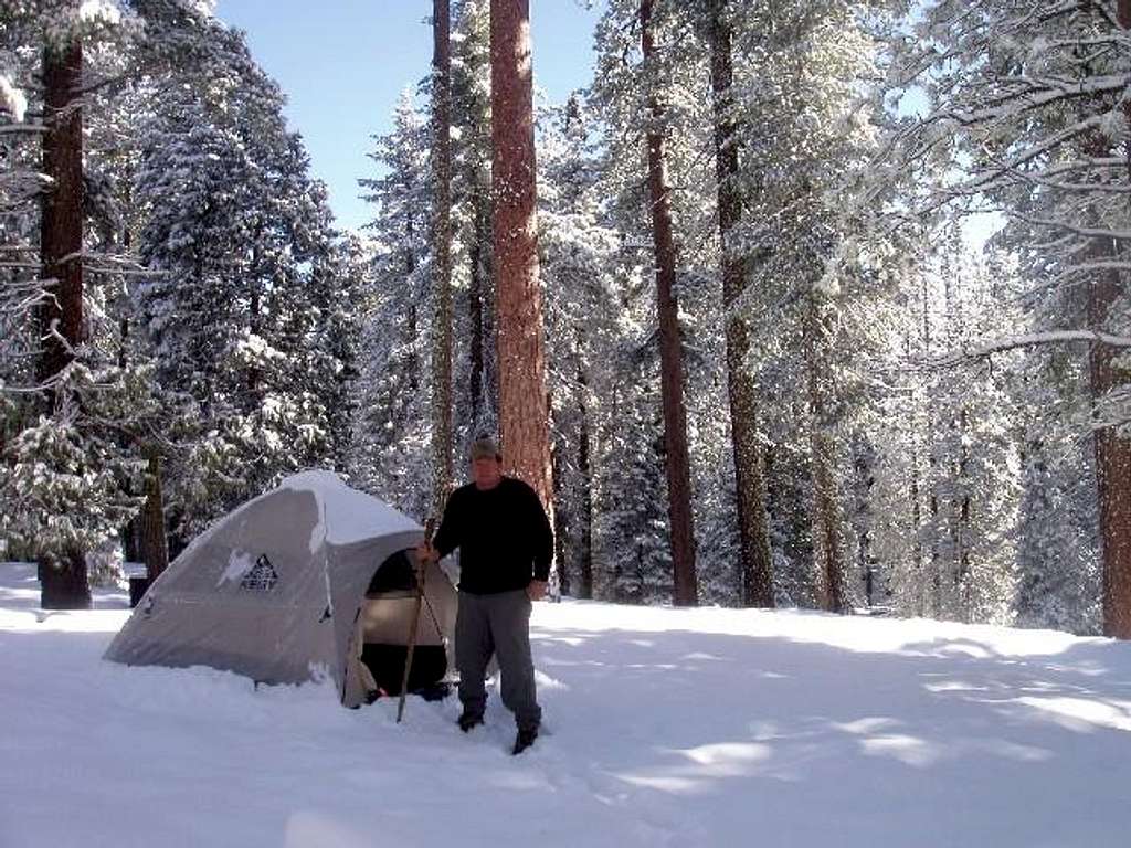 Camping at Azalea Campground in the Winter