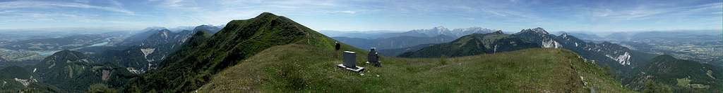 Panorama 360deg from Golica/Kahlkogel summit