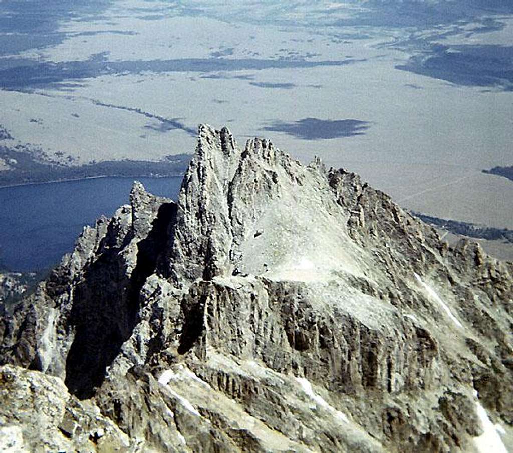 Teewinot from the summit of the Grand