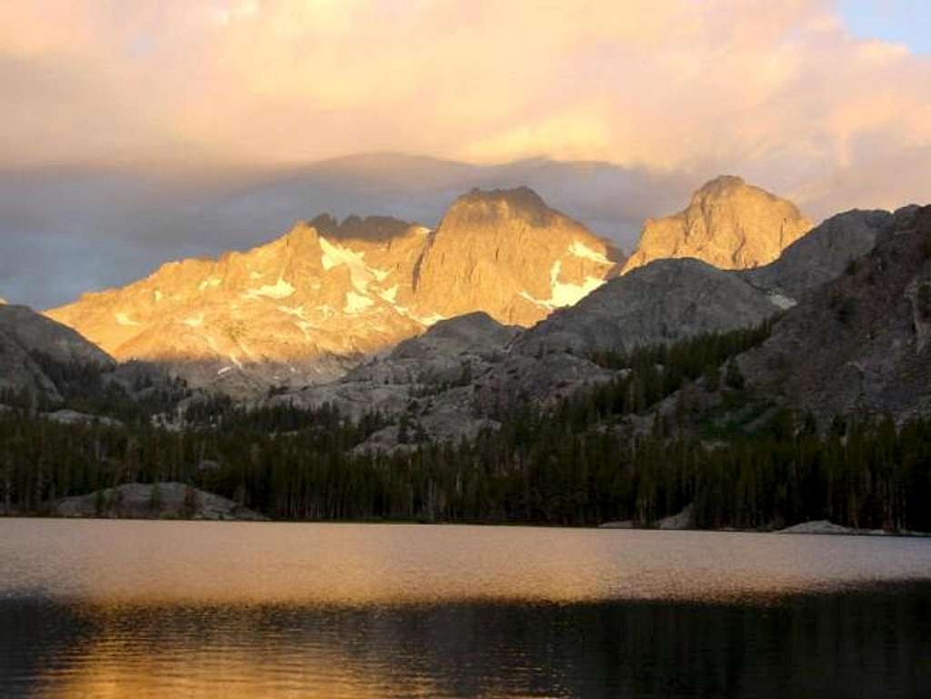 Mt. Ritter and Banner Peak at...