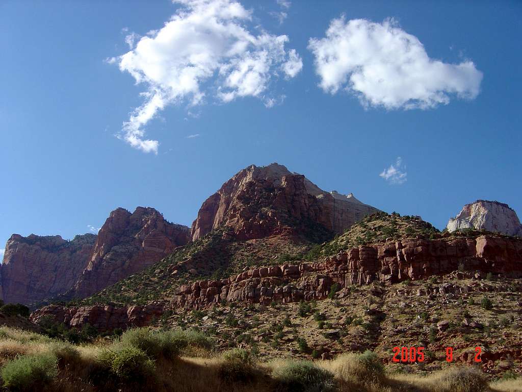 Zion on a sunny day
