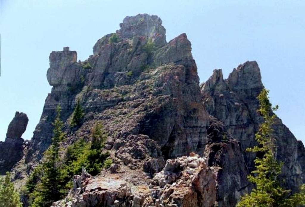 Devil's Castle viewed from the East