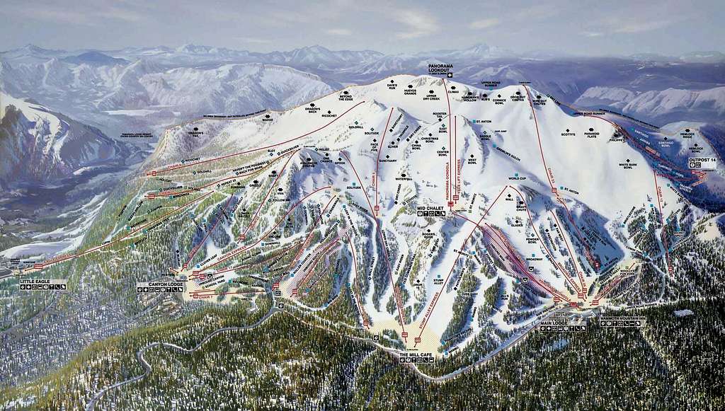 Mammoth Mountain Ski Map