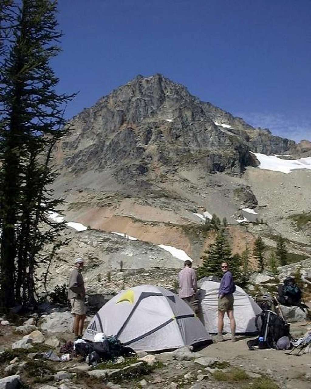 Our high camp at the lake...