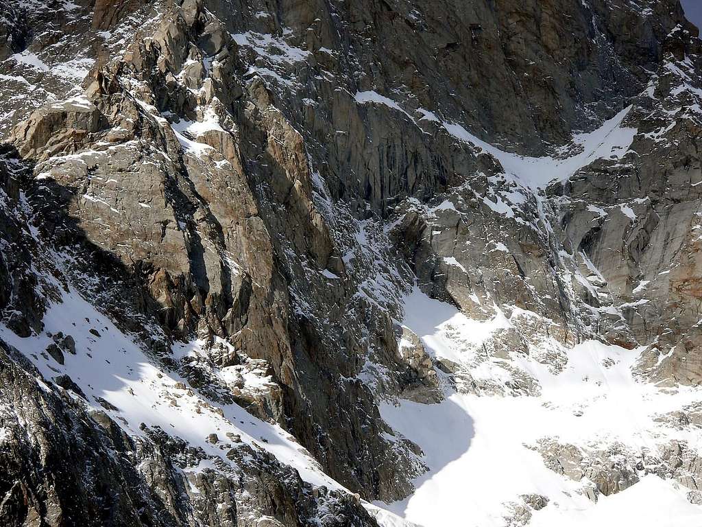 Les Grandes Jorasses (4208 m), versante est