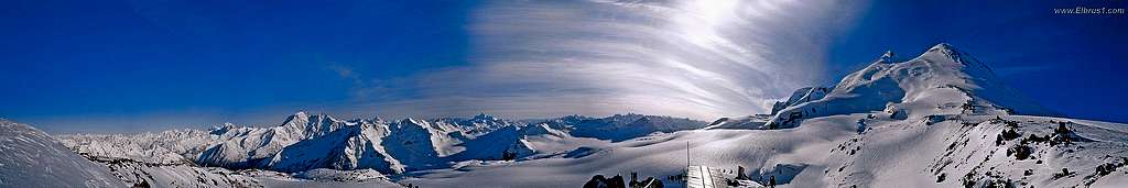 Caucasus - Elbrus slope - 360 degrees Panorama