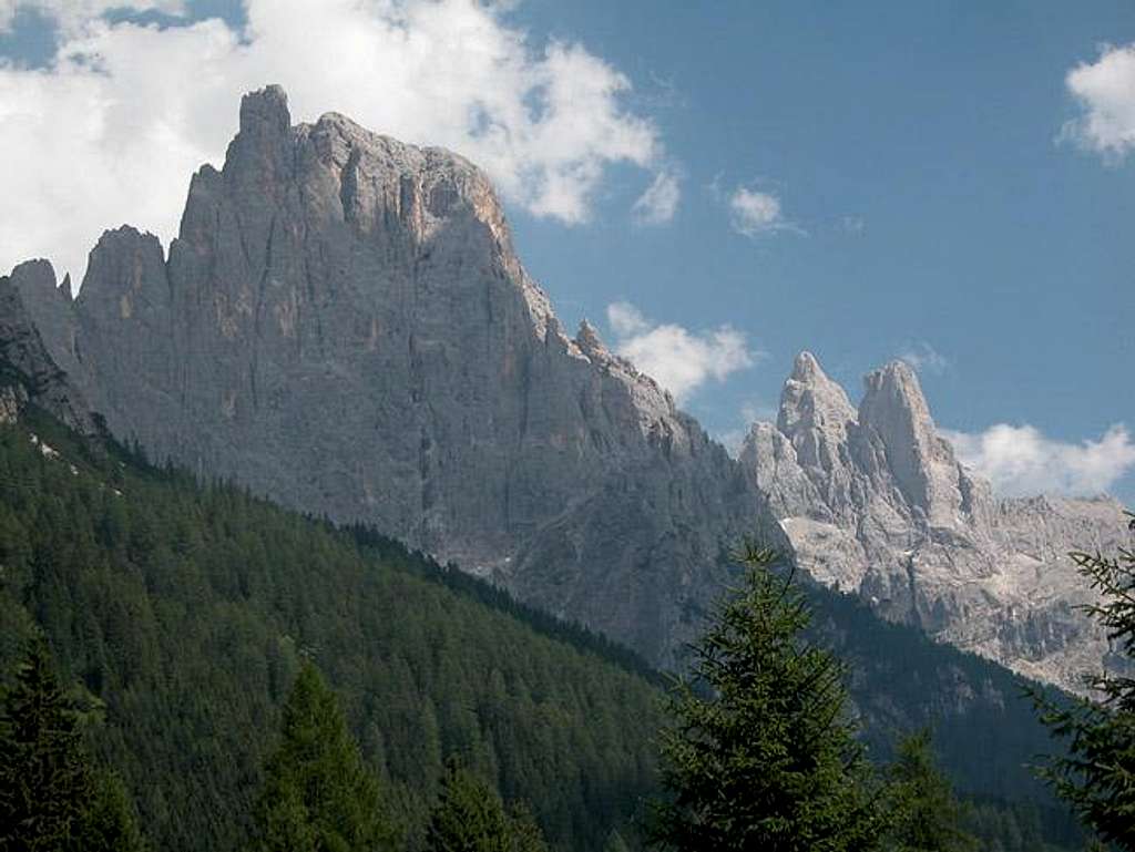 Cima Val di Roda (2791m), Sass Maor (2814m) and Cima della Madonna (2752m)