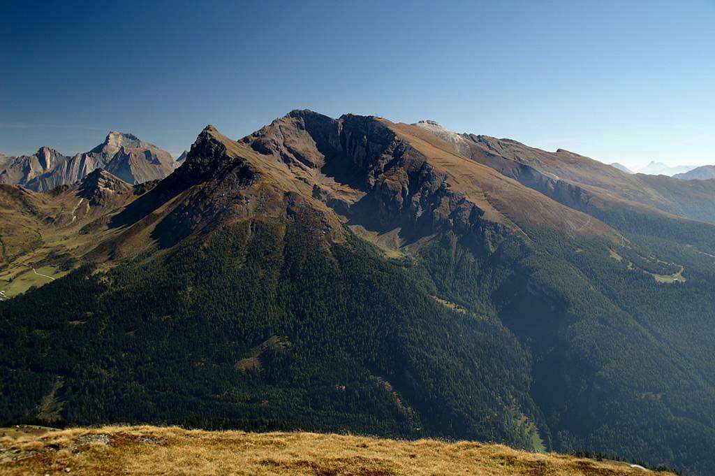 Daxspitze (2645m), Rollspitze (2850m), Hühnerspiel (2748m), Weißspitze (2714m)