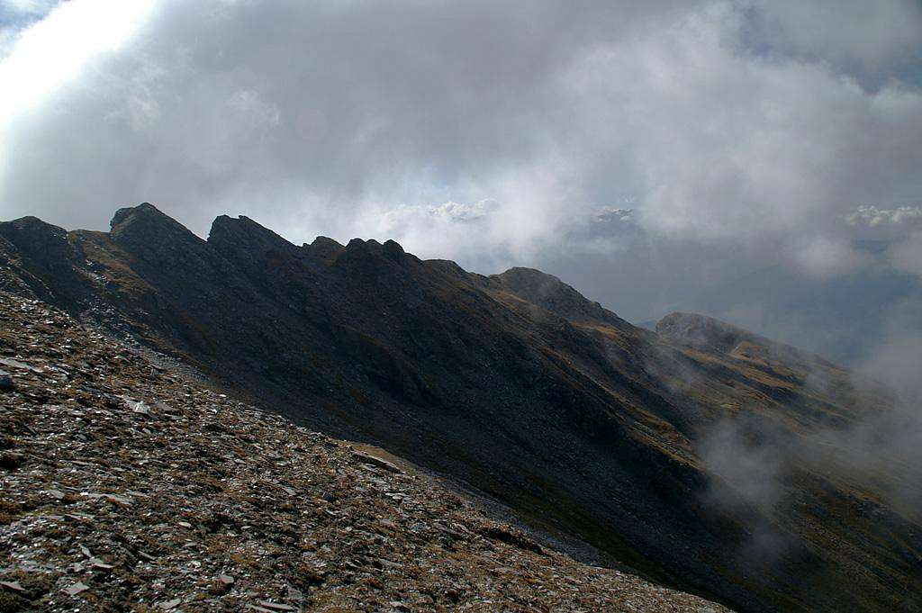 The Ridge  to Bairnockspitze, Riedspitze, Saun