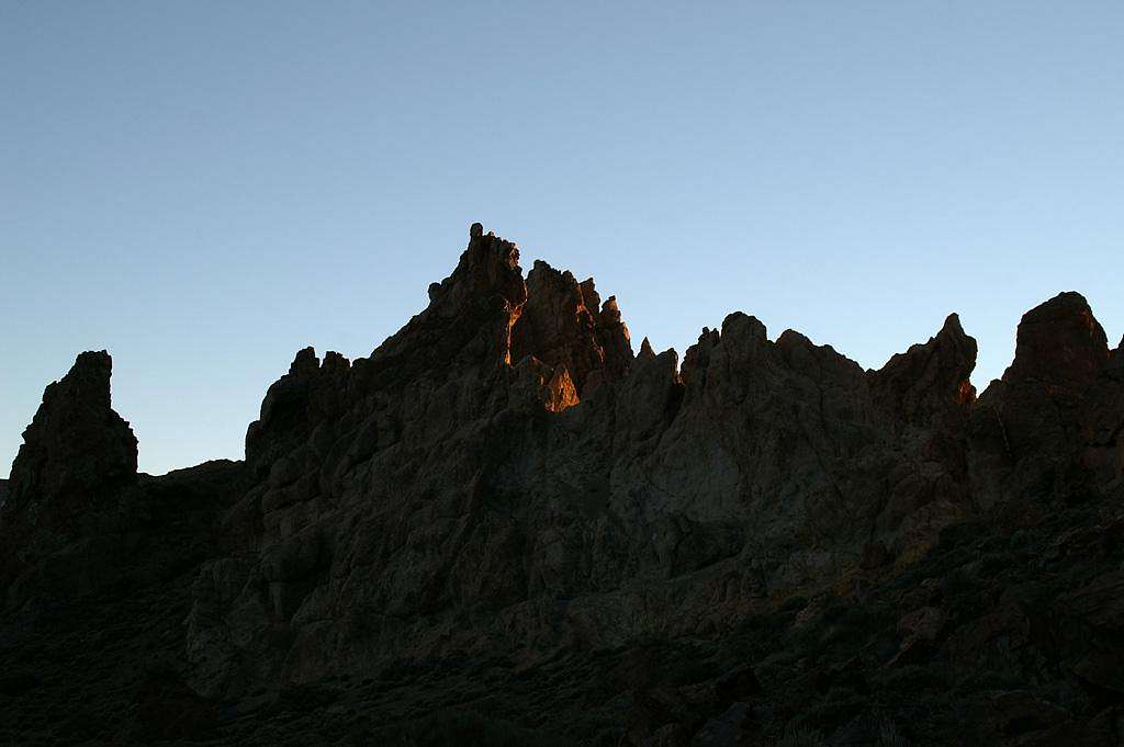 Sunset among the Roques de Garcia