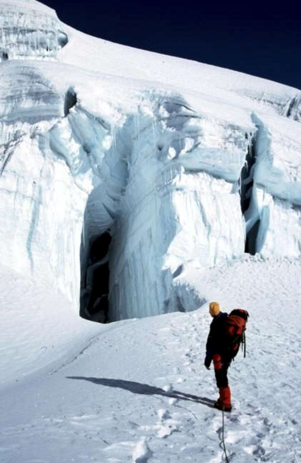 And yes, there are crevasses...
