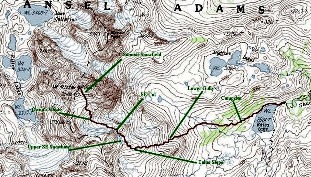 Map of Clyde Variation Route...