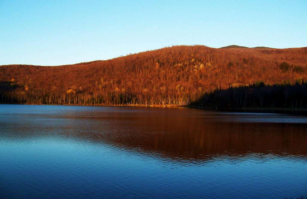 Belvidere Pond and Belvidere Mountain