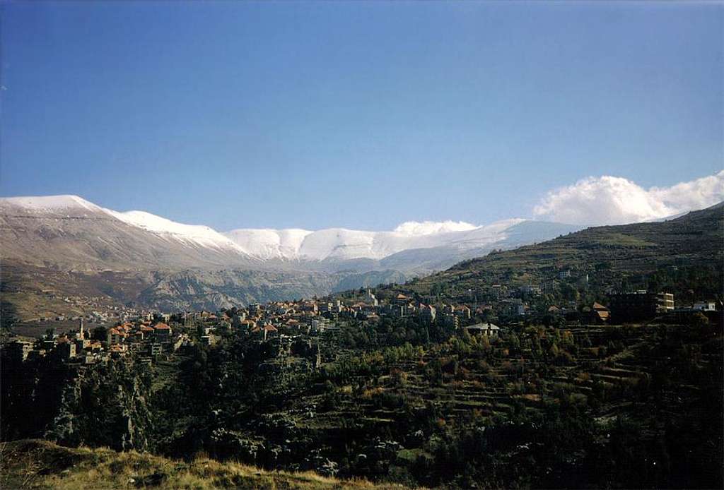 The Central Lebanese range