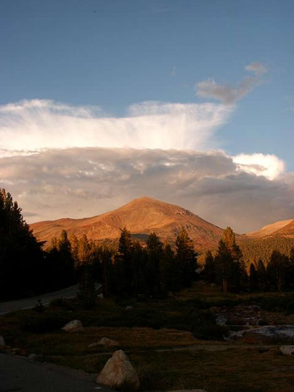 Mt. Dana from the CA-120 near...