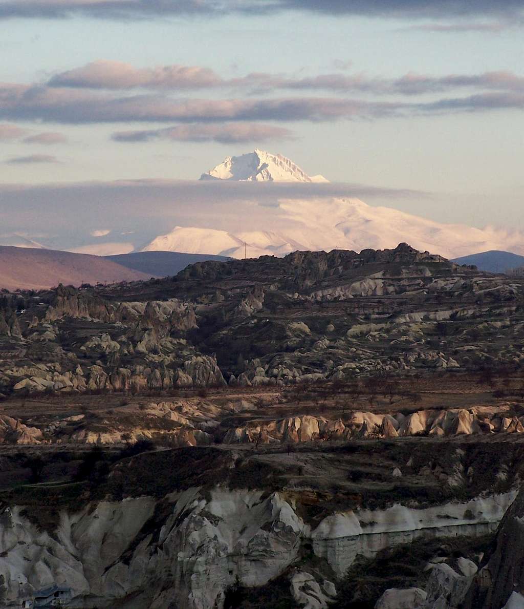 Erciyes Volcano from Cappadocia