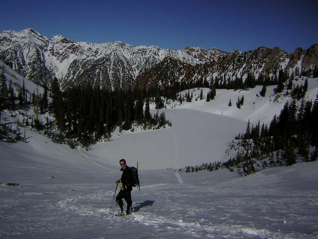 Joseph Bullough above Red Pine lake