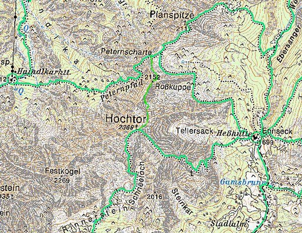 The Hochtor map.