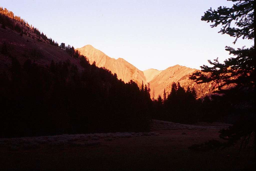 Sunset on Big Basin Peak