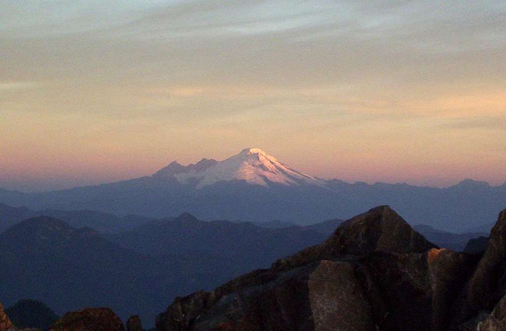 Mount Baker Sunrise Alpenglow