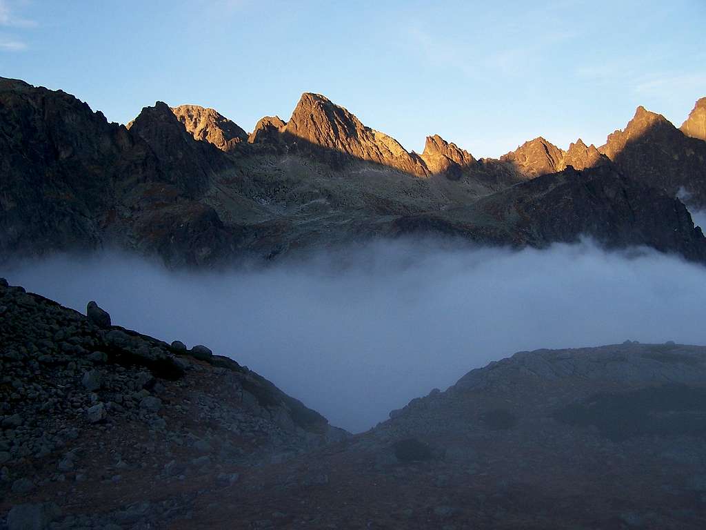 view from Zbojnicka chata