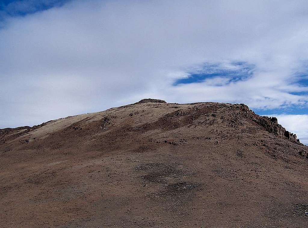 Looking up from Buckwilder Pass