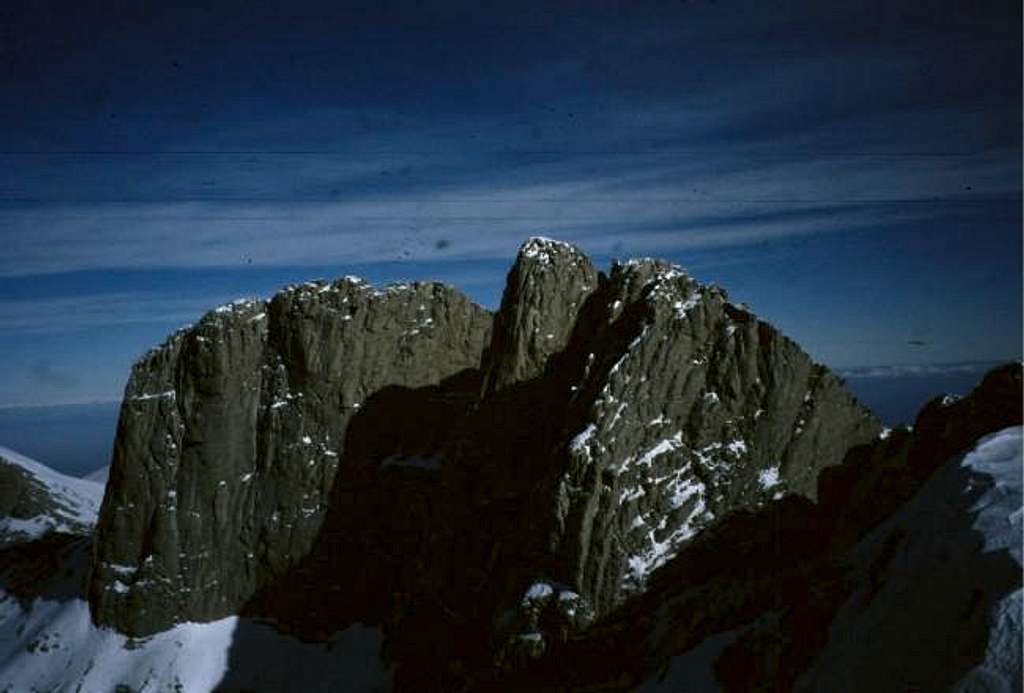The highest peak of Mount...