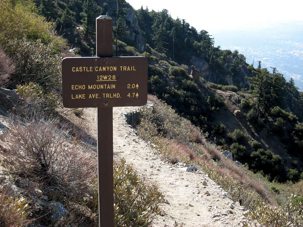 Trail Sign at Inspiration Point-Not for Voting