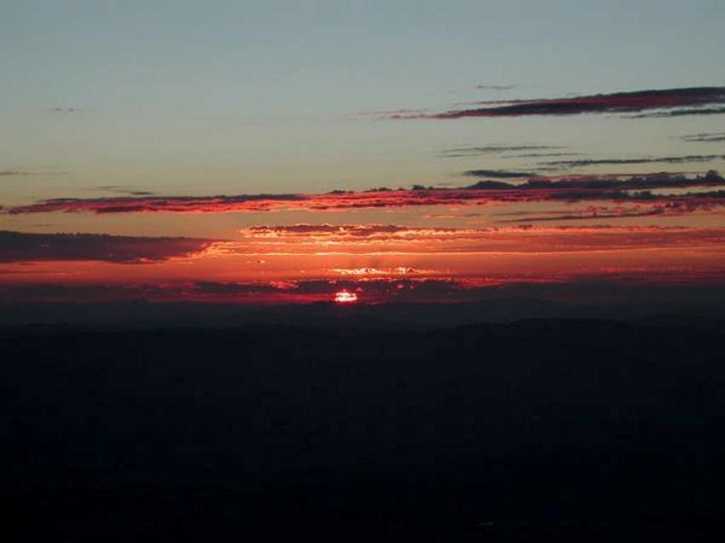 Sunrise from Mt. San Jacinto...