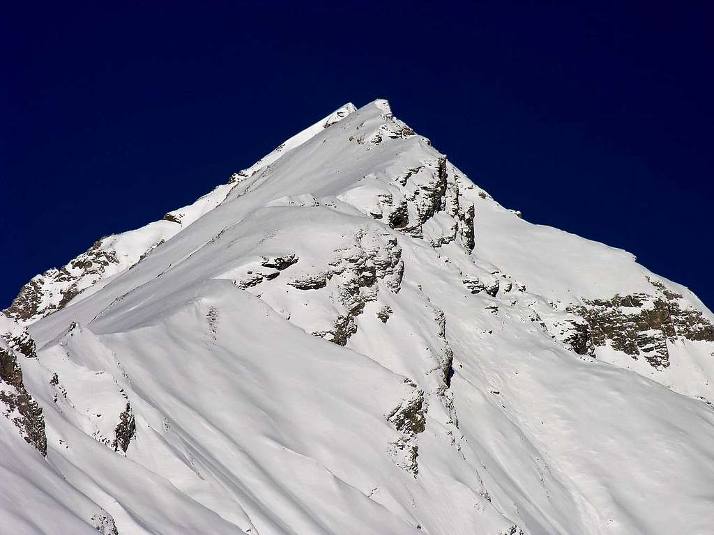 Il versante est della Grande Rochère