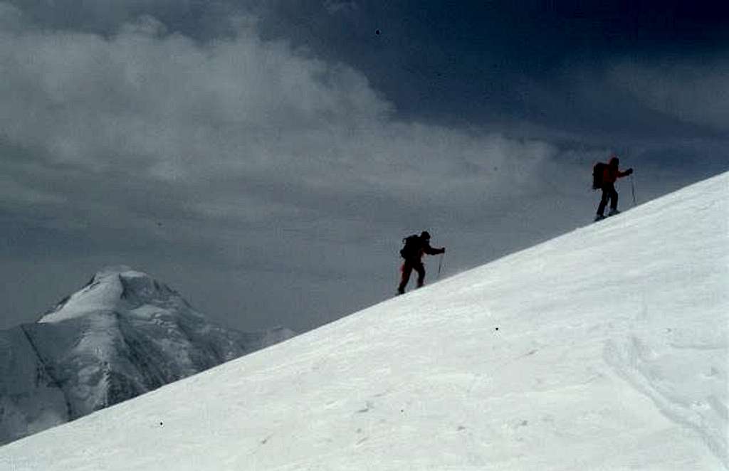 ski ascent - near south summit
