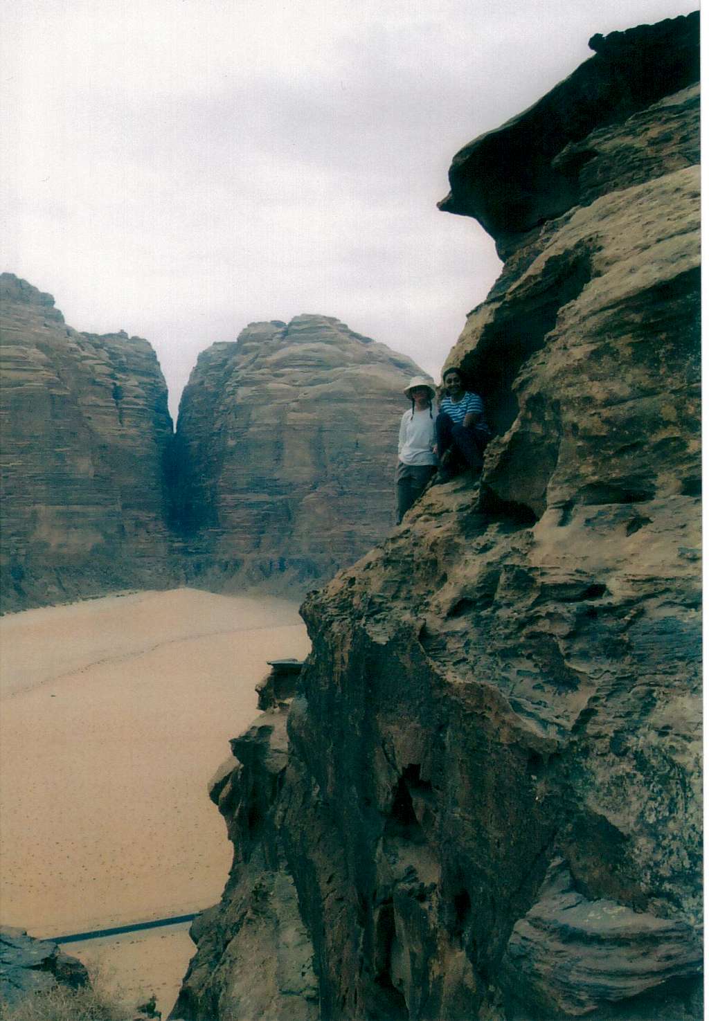 Scrambling on Jebel El Mayeen