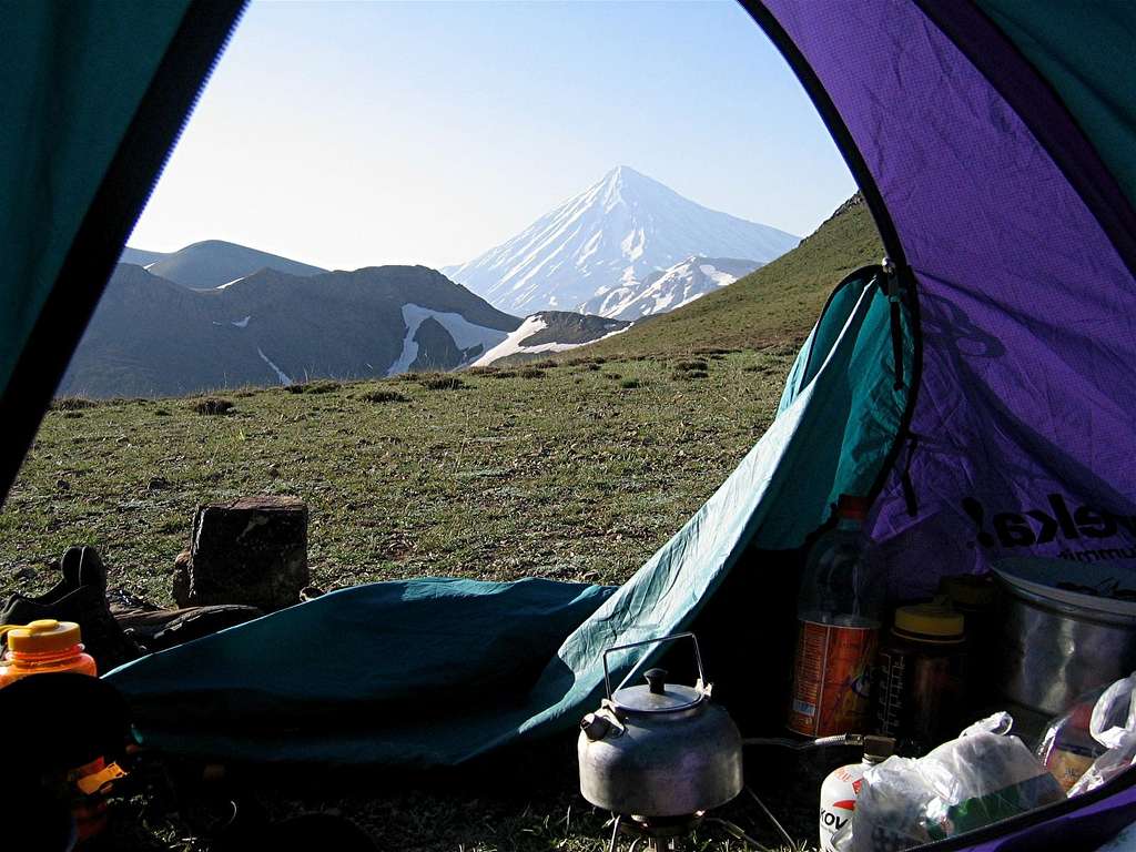 Damavand from our tent