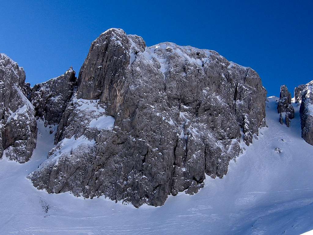 Corzene Peak north face