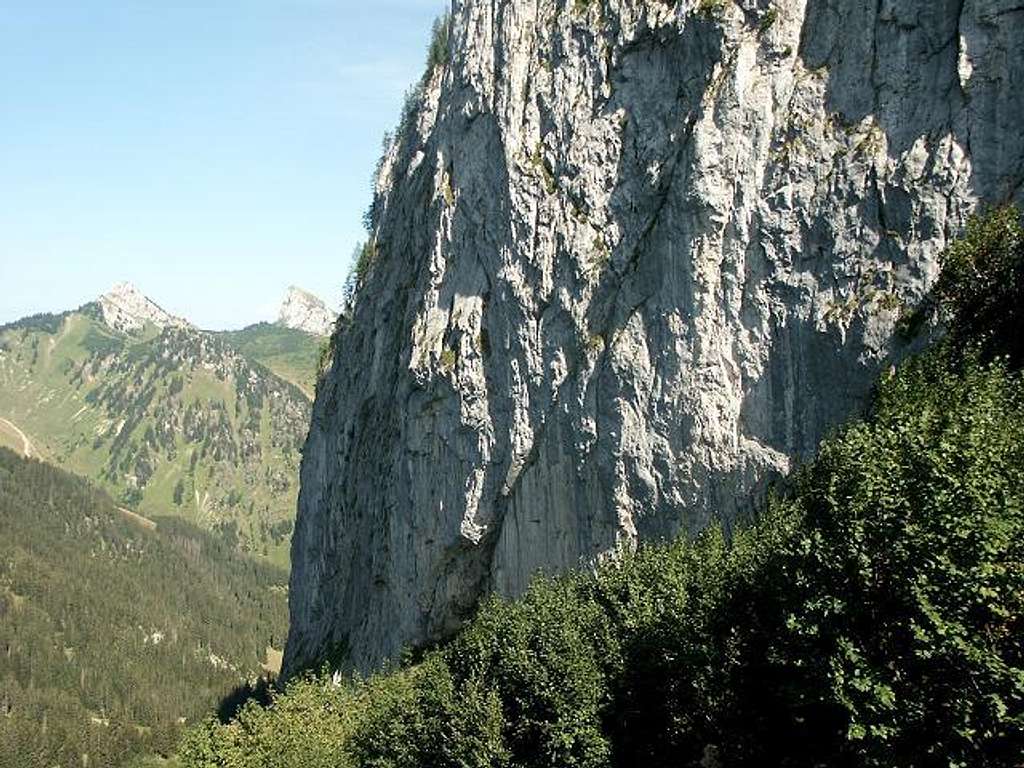 Mont Chauffé, north face...