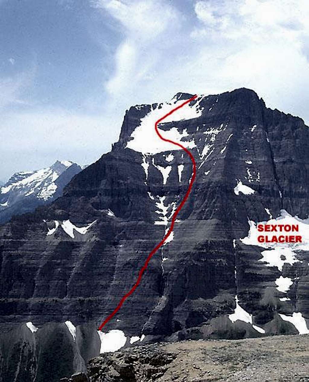 East Face Route Going-to-the-Sun Mountain