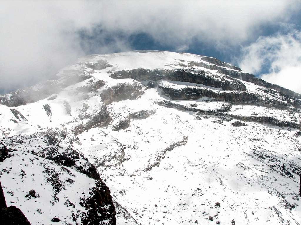 Iztaccíhuatl breast (the summit)