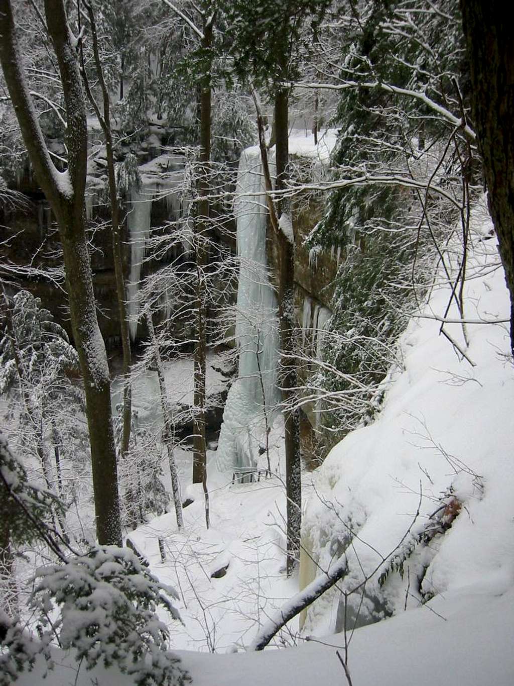 Cantwell Cliffs ice