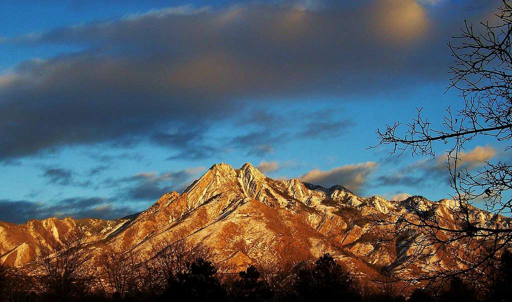 Mount Olympus from Salt Lake City