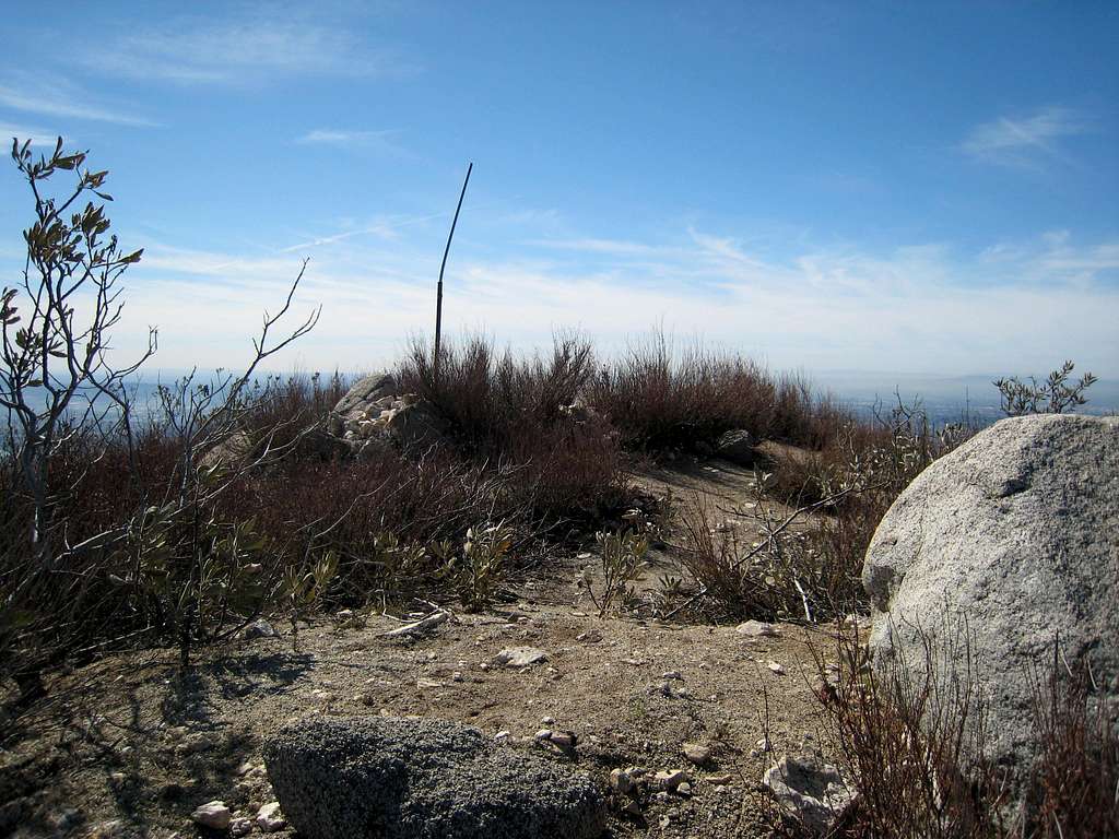Summit of Hastings Peak (4000'), San Gabriel Mountains