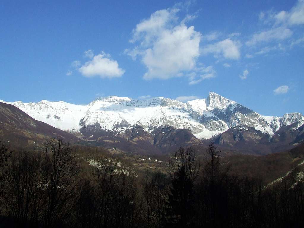 View to Krn ( 2244m ) and ..