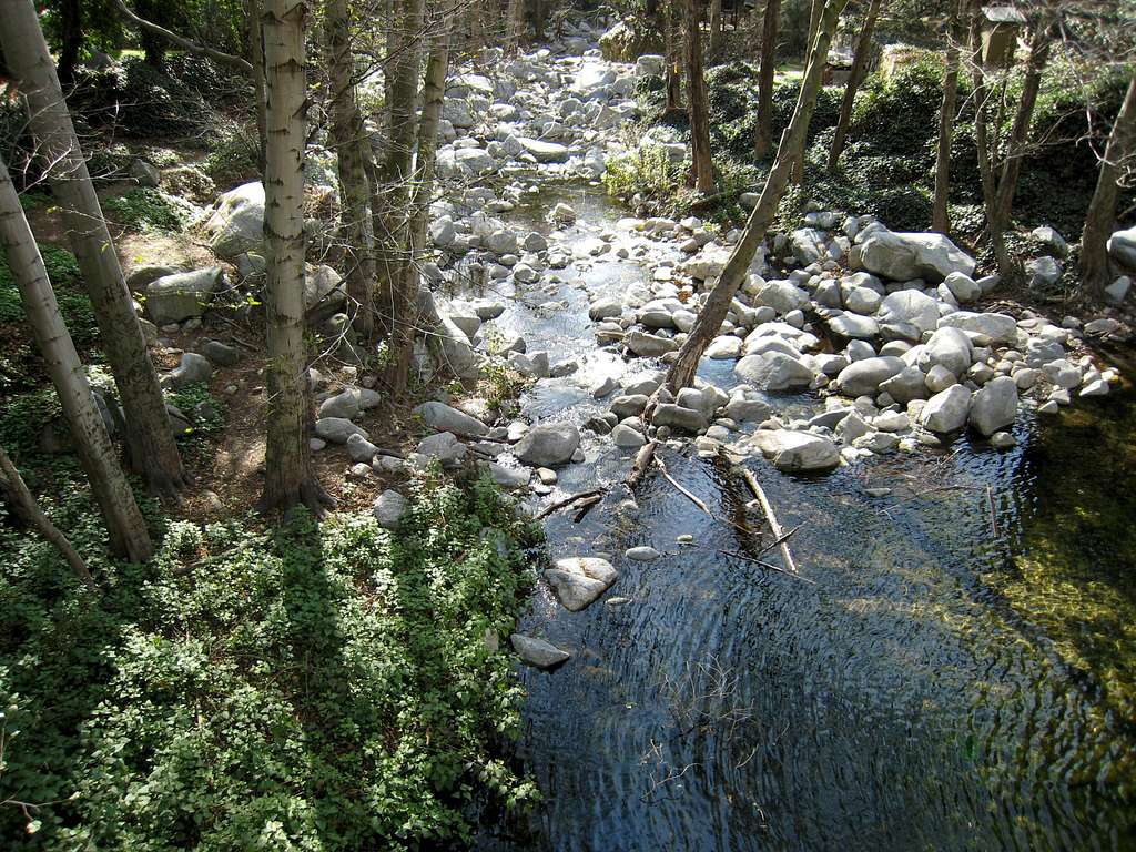 Winter Creek near Chantry Flat, San Gabriel Mountains